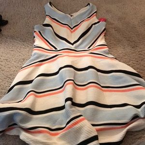 Striped dress size small